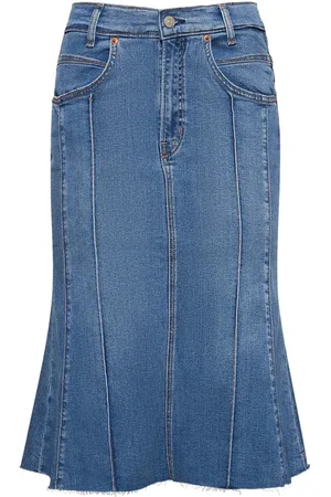 Reformation Falda Midi De Denim