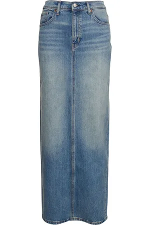 Reformation Falda Maxi De Denim