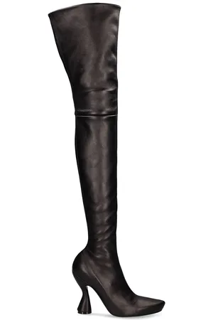 Lanvin Botas Altas De Piel 105mm