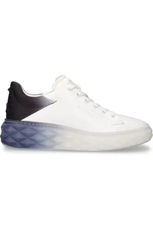 Jimmy Choo Sneakers Diamond Maxi De Piel Y Lycra