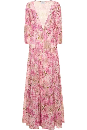 Giambattista Valli Vestido Caftán Largo De Algodón