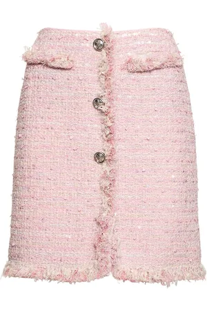Giambattista Valli Minifalda De Algodón Bouclé