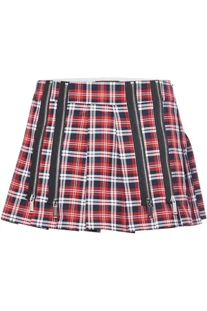 Dsquared2 Minifalda De Algodón Con Cremallera