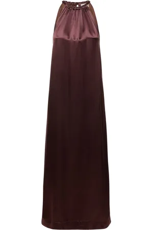 Loulou Studio Vestido Halter Largo De Seda