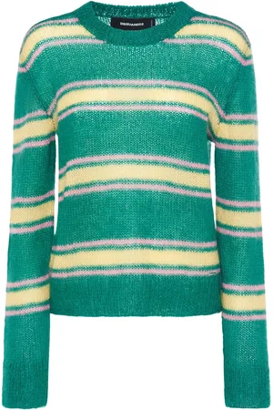 Dsquared2 Suéter De Mohair Con Cuello Redondo