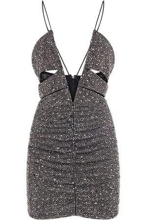 Dsquared2 Vestido Corto De Jersey Con Aberturas