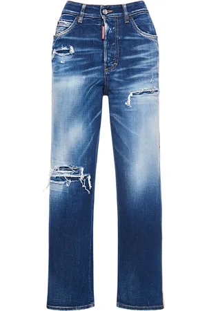 Dsquared2 Jeans De Denim Con Cordones