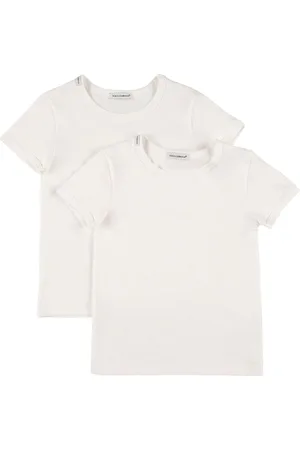 Dolce & Gabbana Set De 2 Camisetas De Jersey De Algodón