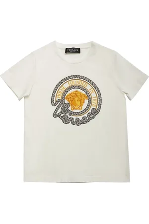 VERSACE Camiseta De Jersey De Algodón Estampada
