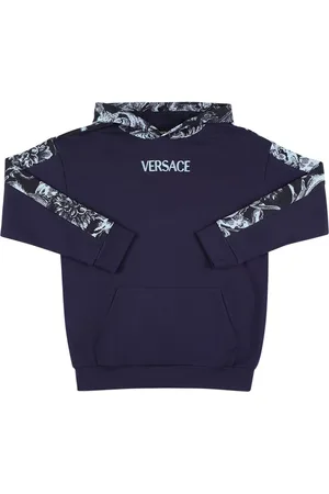 VERSACE Sudadera Con Capucha Y Logo Bordado