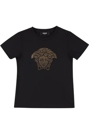 VERSACE Camiseta De Algodón Jersey