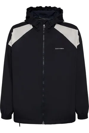 Dolce & Gabbana Chaqueta Oversized De Lona Con Logo