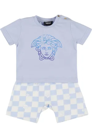 VERSACE Camiseta Y Shorts De Jersey De Algodón