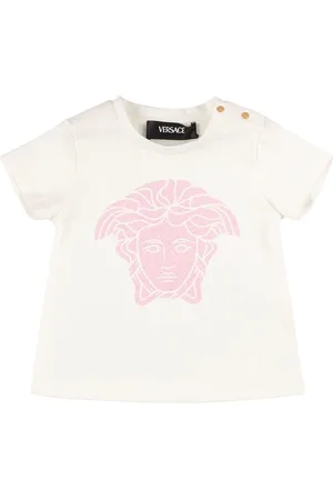 VERSACE Camiseta De Jersey De Algodón Estampada