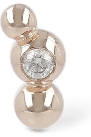 Dodo Pendiente De Oro Rosa 9kt Con Diamante