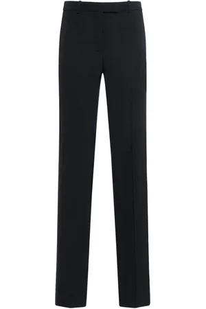 VERSACE Pantalones Rectos De Lana