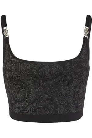 VERSACE Top De Punto De Lúrex