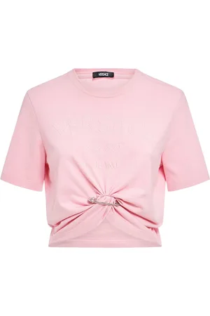 VERSACE Camiseta Corta De Jersey Con Pin