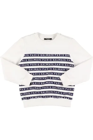 Balmain Sudadera De Algodón Orgánico