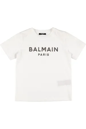 Balmain Camiseta De Jersey De Algodón Orgánico