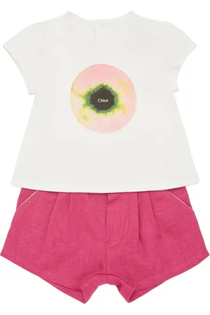 Chloé Shorts De Algodón Y Lino