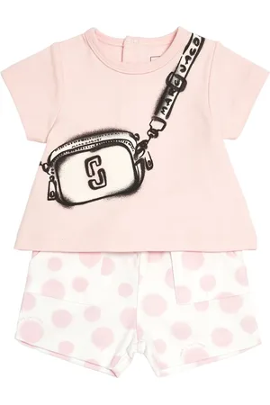 Marc Jacobs Camiseta Y Shorts De Jersey De Algodón