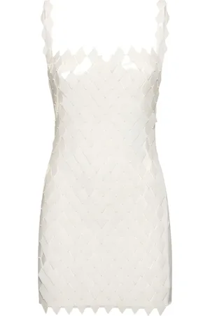 The Attico Vestido Corto Con Lentejuelas