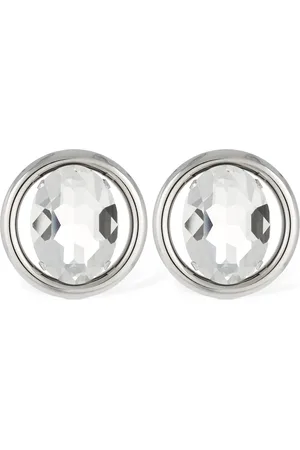 Alessandra Rich Pendientes Con Cristales