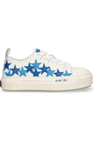 AMIRI Sneakers De Lona De Algodón Con Cordones