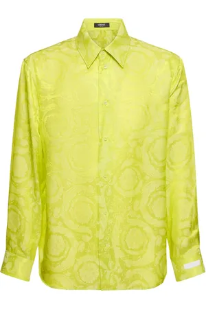 VERSACE Camisa De Viscosa Y Seda