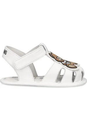 Moschino Zapatitos De Bebé De Piel Con Parche