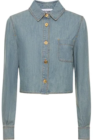 Moschino Camisa Corta De Cambray