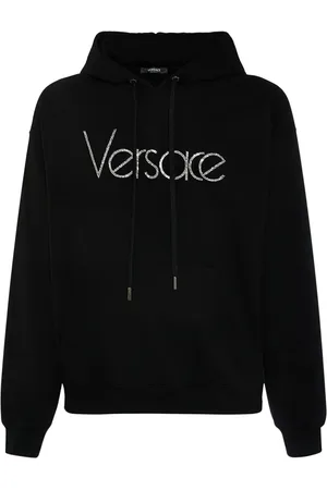 VERSACE Sudadera De Jersey De Algodón Con Capucha