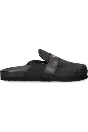 Moschino Mules De Jacquard Con Logo 30mm