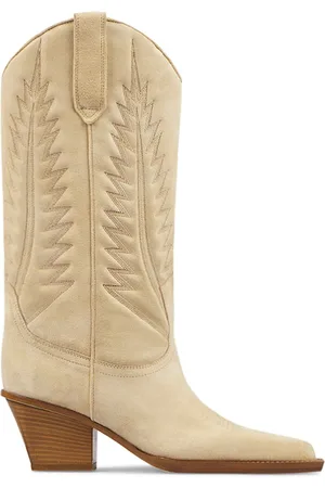 Botas Altas Largas de color beige para mujer FASHIOLA.mx