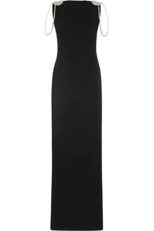 Dsquared2 Vestido Largo De Satén Espalda Abierta