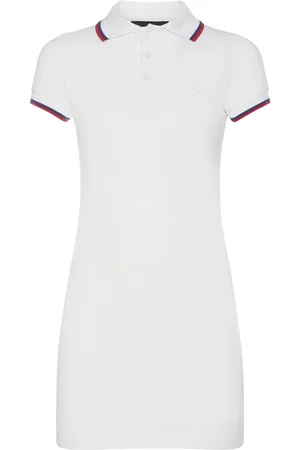 Dsquared2 Vestido Polo De Algodón Piqué