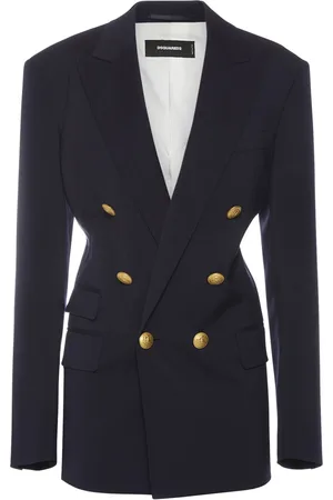Dsquared2 Chaqueta Cruzada Oversize De Lana