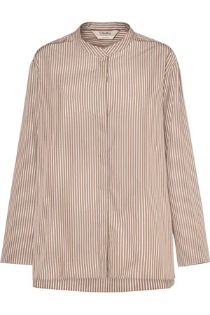 Max Mara Camisa De Algodón Sin Cuello