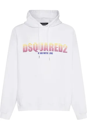 Dsquared2 Sudadera De Jersey De Algodón Con Logo Y Capucha