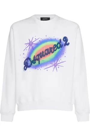 Dsquared2 Sudadera De Jersey De Algodón Con Logo