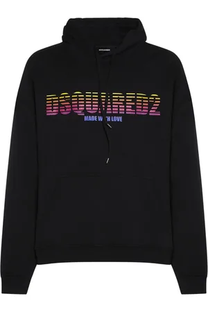 Dsquared2 Sudadera De Jersey De Algodón Con Logo Y Capucha