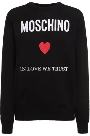 Moschino Sudadera De Jersey De Algodón Con Logo