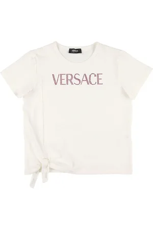 VERSACE Camiseta De Jersey De Algodón Bordada