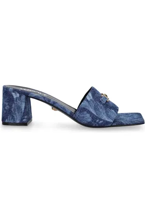 VERSACE Sandalias De Denim 55mm