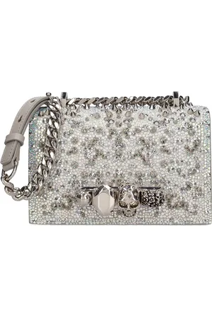 Alexander McQueen Bolso Mini Jewelled Satchel Con Decoraciones