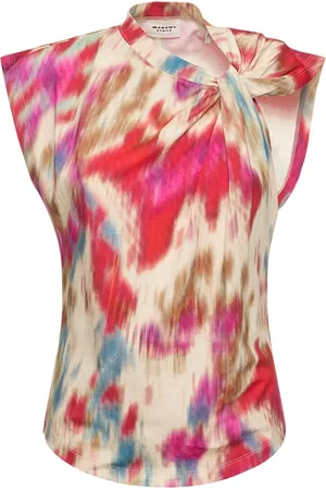 Marant Etoile Top De Algodón Con Lazo