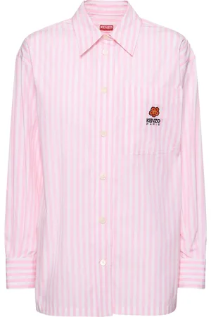 Kenzo Camisa De Popelina De Algodón