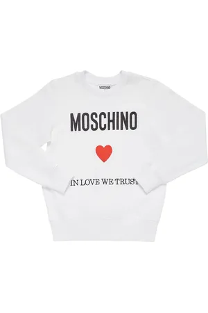 Moschino Sudadera De Felpa De Algodón