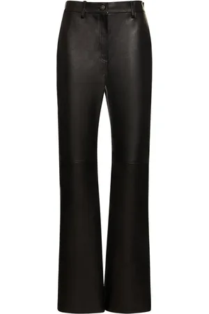MAGDA BUTRYM Pantalones Rectos De Piel